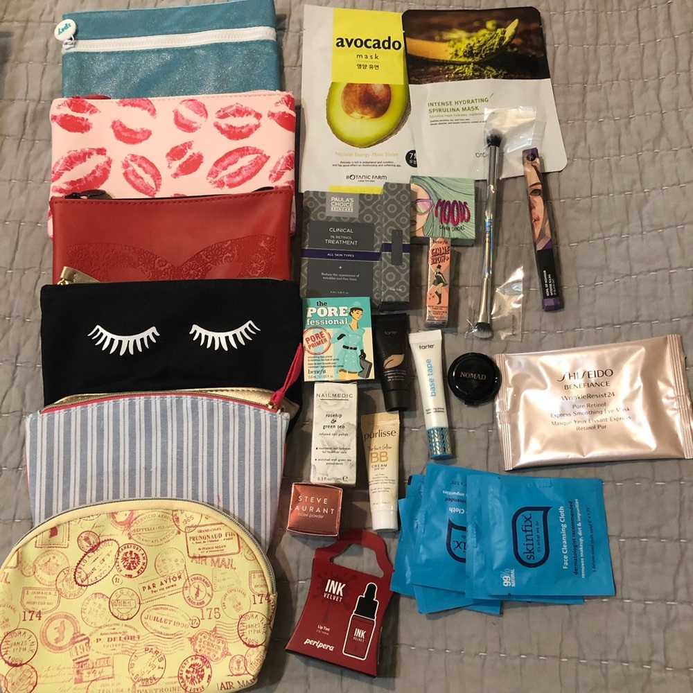 Ipsy Glam Bag and Sample Lot